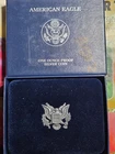 2008 W  Silver Eagle Proof OGP with COA