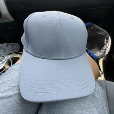 Gray Solid Baseball Cap Hat L/XL Unisex Adult...