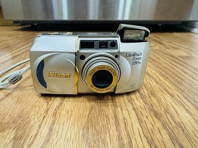 Nikon Lite Touch Zoom 130 Ed 35mm Compact Film Camera w/ Case & New Battery
