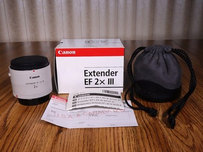 CANON EXTENDER EF 2X III - Excellent Condition - Box & Accessories are included.