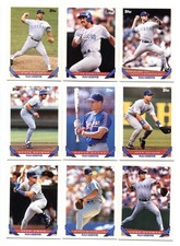Lot Of (21) 1993 Topps Baseball Cards - Texas Rangers