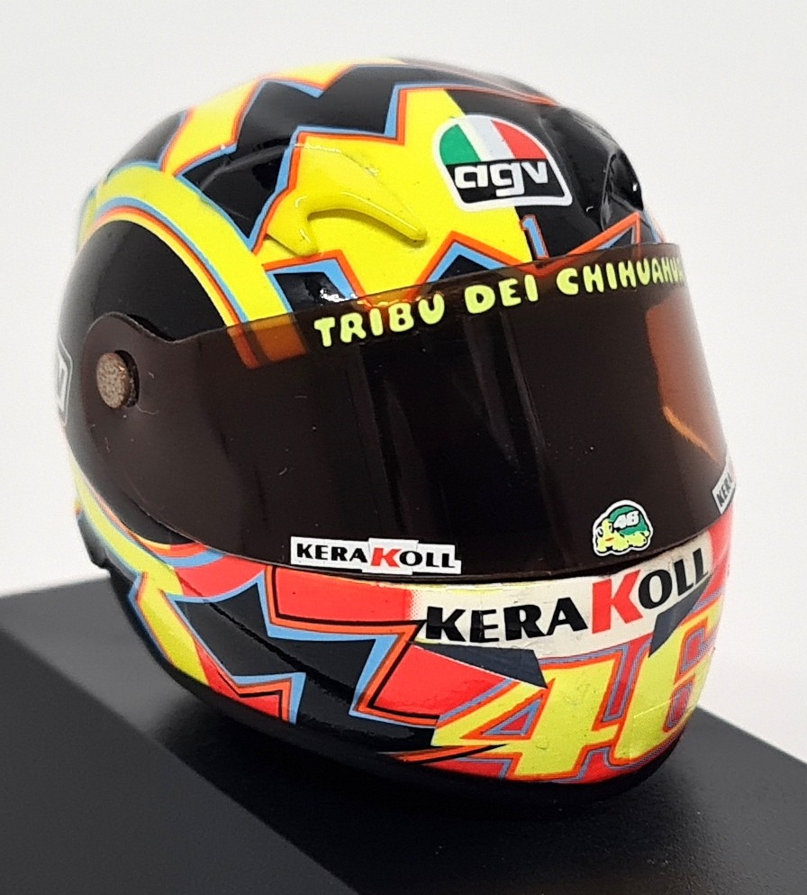 Minichamps 1/8 Valentino Rossi 2005 AGV Moto GP Crash Helmet + Case