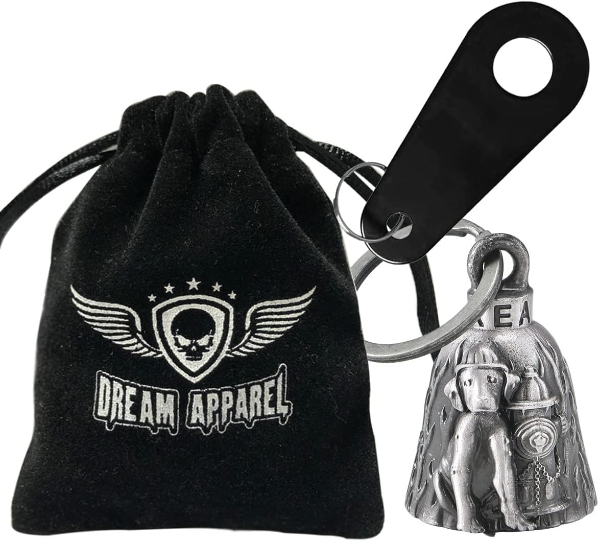 Motorcycle Bell Guardian Angel Drive Away Gremlin, Biker Bell for Men Women Ride