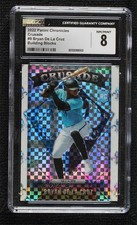 2022 Panini Chronicles Crusade Building Blocks Prizm Bryan De La Cruz CGC 8 0b3
