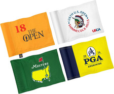 2026 Major Tournament Mini Golf Flags, 6 X 8 In, 4 Pack