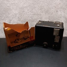 Vintage Kodak Brownie Target Six-20 Camera As-Is Untested W/ Box Instructions