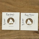 Lot Of 2 - 1g gram .999 Fine Silver Emoji Poop Round