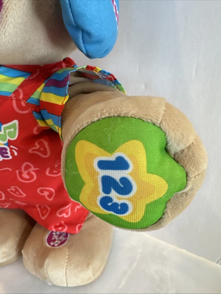 Fisher Price Dance & Wiggle Laugh & Learn Cachorro Perro Rojo Danzas Charlas Enseña ABC Foto 4 de 4