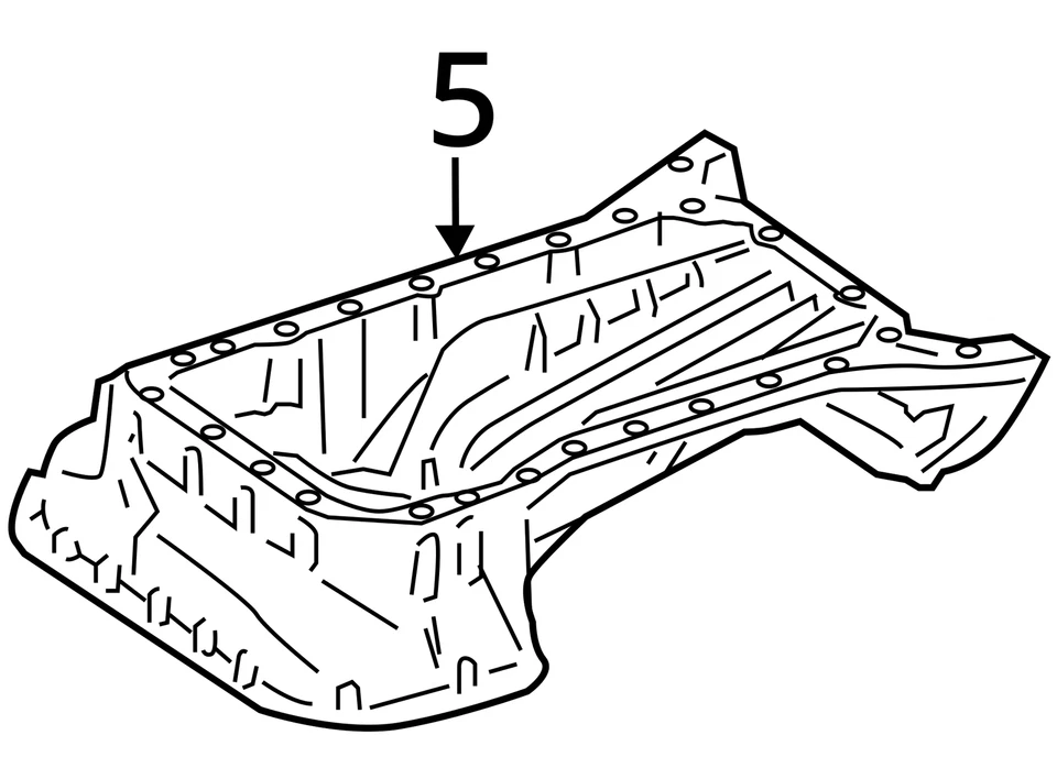 2010-2013 Mercedes-benz S400 Engine Oil Pan ENTTW - Image 4 of 4