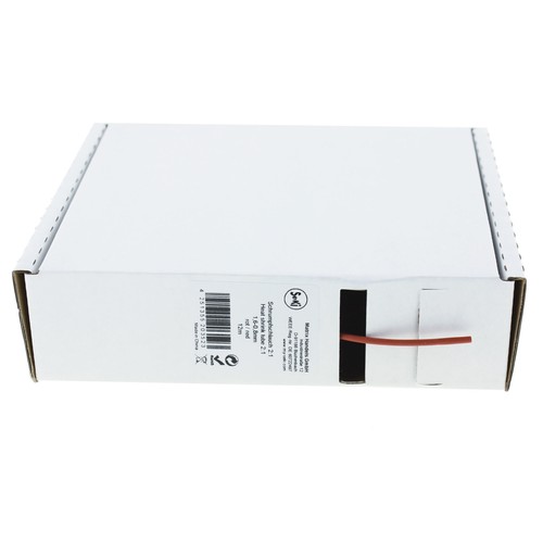 Schrumpfschlauch rot 2:1, 1,6 - 0,8mm, 12 Meter - Spenderbox - Bild 2 von 4