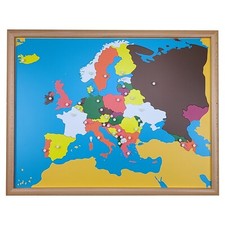 Puzzle Map of Europe - MONTESSORI GEOGRAPHY MATERIALS