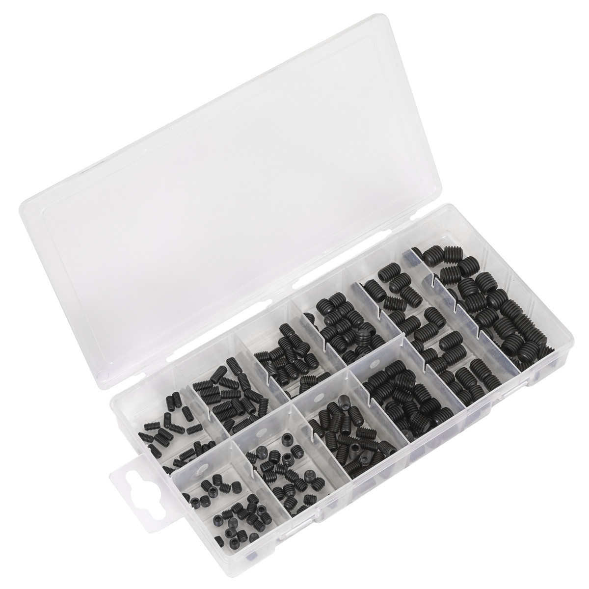 Sealey AB045GS Grub Screw Assortment 250pc DIN 916 M4-M10 Metric