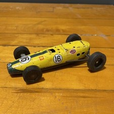 LOTUS POWERED BY FORD 16 RACE CAR TIN FRICTION TOY TN OF JAPAN