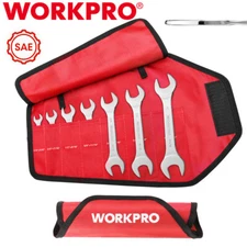 WORKPRO 7PC Wrench Set Ultra-Slim Open End Thin Wrenches Set 1/4" to 1-1/16" SAE