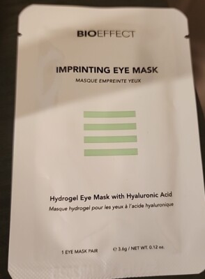 BIOEFFECT Imprinting Eye Mask Hydrogel with Hyaluronic Acid 1 Mask NEW SEALED