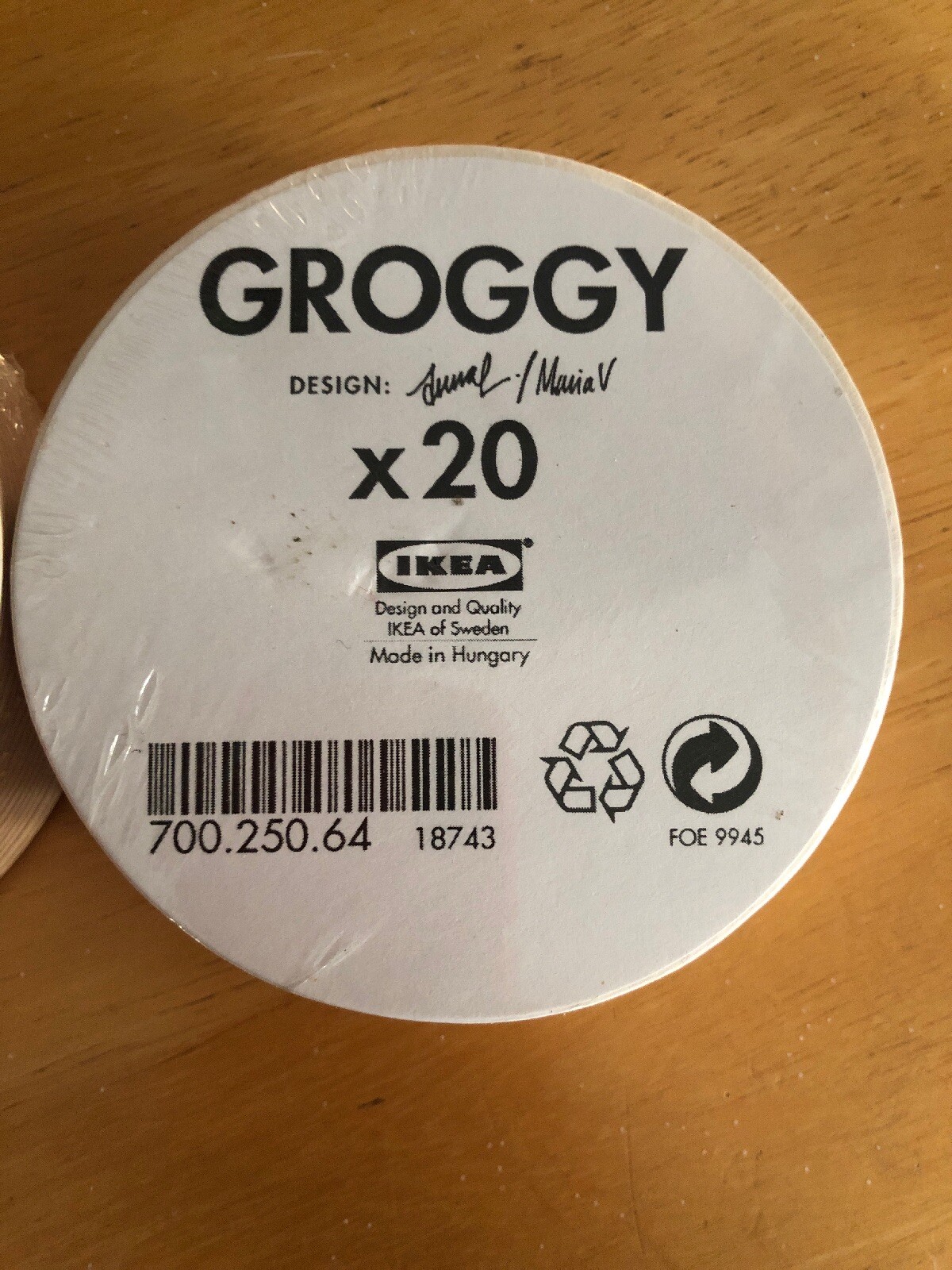 Grogger Paper Plate IKEA GROGGY Coaster, Circle , Paper, Pack of 20 | eBay