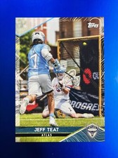 2022 Topps Premier Lacrosse League PLL JEFF TEAT Base Image Variation SP 👀🥍🔥