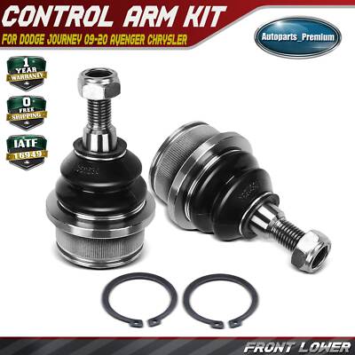 2x Front Lower Ball Joints for Dodge Journey 09-20 Avenger Chrysler 200 Sebring