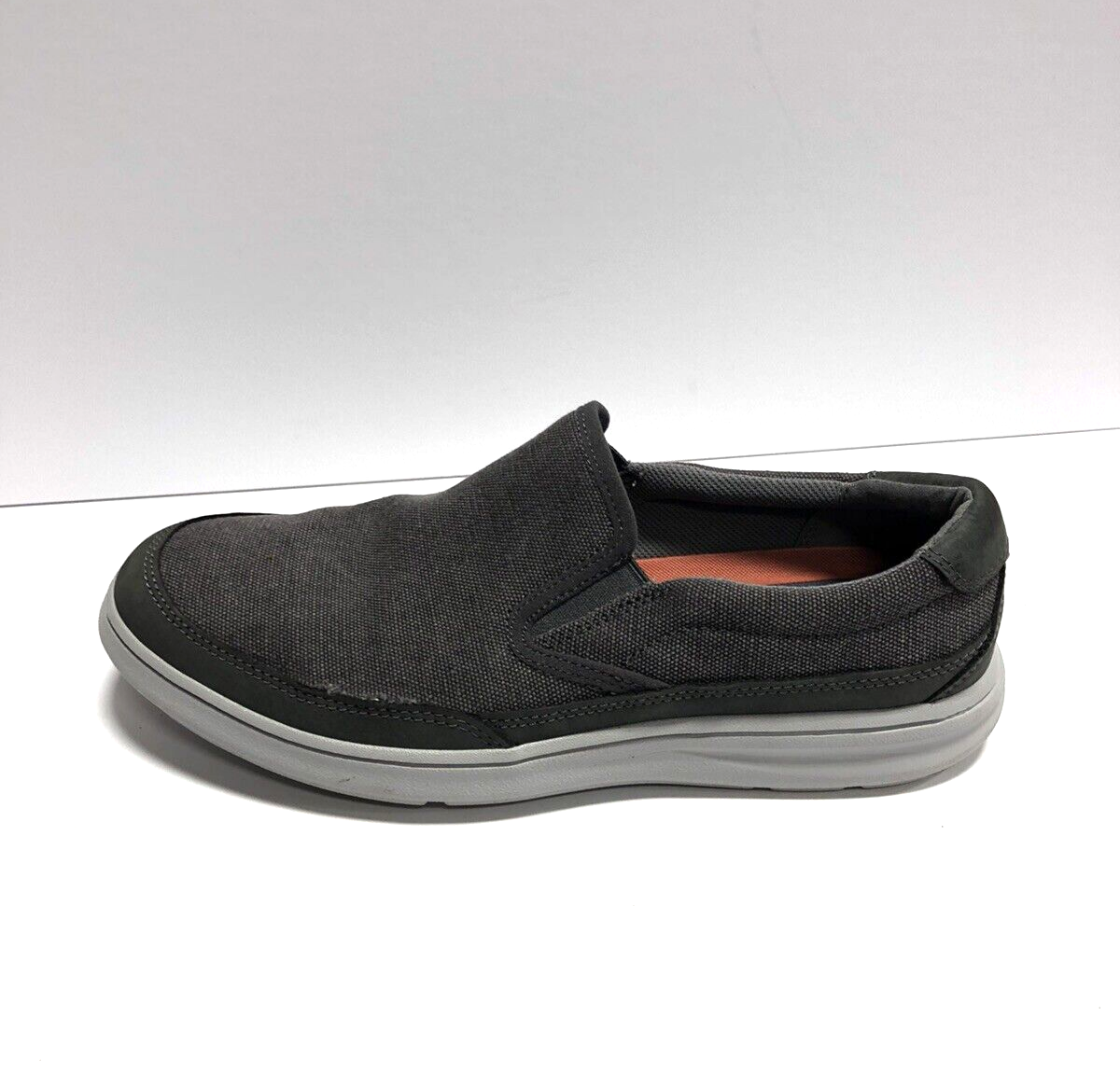 Rockport Mens Beckwith Double Gore Slip On Gray Size