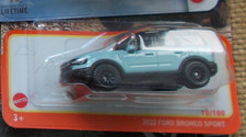 Matchbox 2022 Ford Bronco Sport hellgrün ungeöffnet OVP