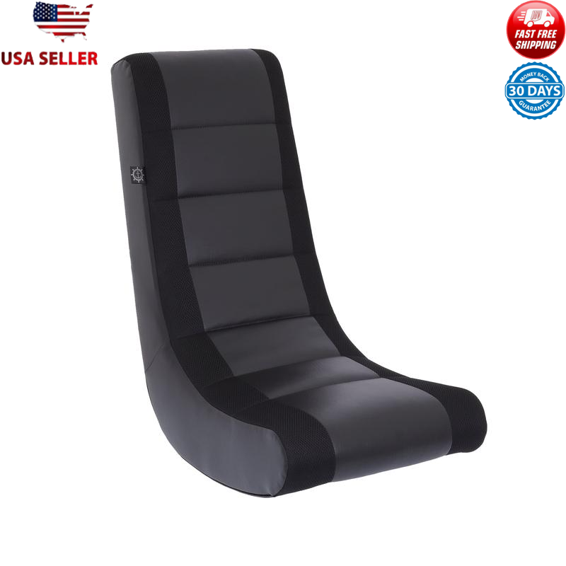 Kids Gaming Chair Rocker - Ergonomic PU Leather Comfort for Teens & Adults-image