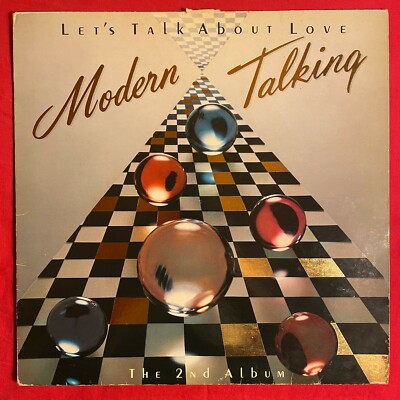 MODERN TALKING Let's Talk About Love THE 2nd ALBUM Delta DEL 8026 LP ITALY 1985