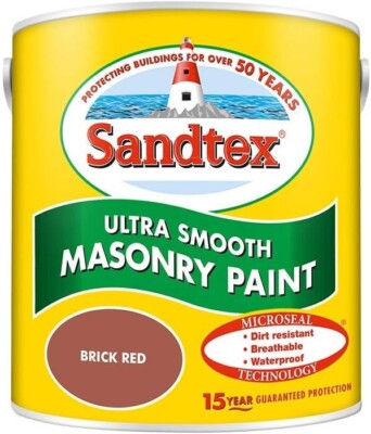 Sandtex Retail Ultra Smooth Mauerwerk Ziegel Rot 2,5 L