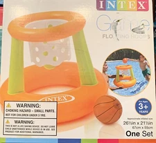 Intex Inflatable Floating Hoops Basketball Game