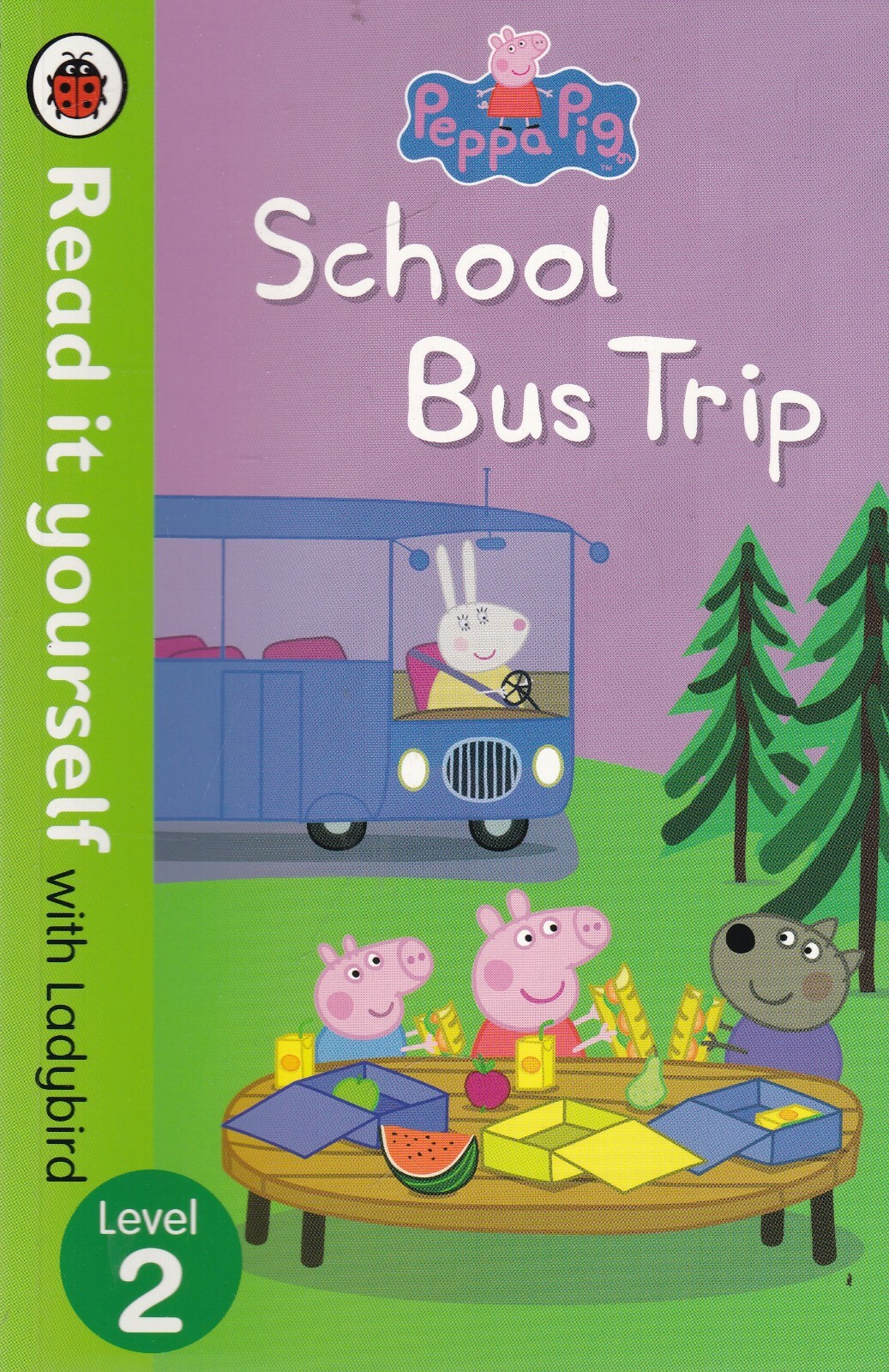 Peppa Pig School Bus Trip Book, Read it Yourself with Ladybird Level 2