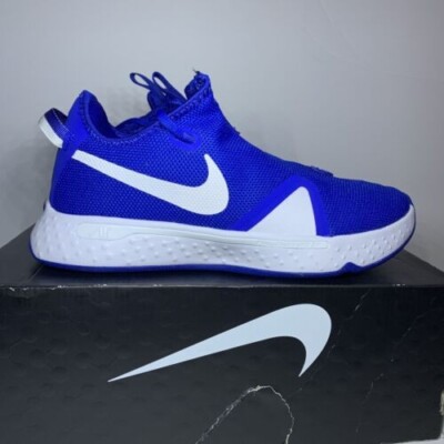 Nike PG 4 TB Promo Basketball Shoes Mens Size 18 Game Royal White CW4134-401