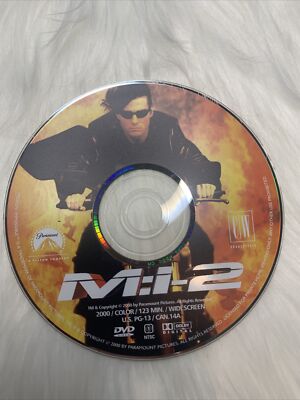 Mission: Impossible II (DVD, 2000) DISC ONLY