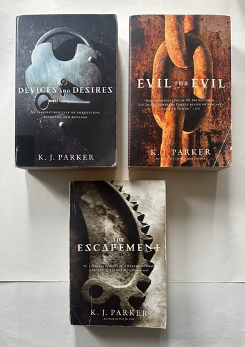K. J. PARKER The Engineer Trilogy - Books 1-3 | 2007 Orbit Trade Paperback LOT - Bild 2 von 20