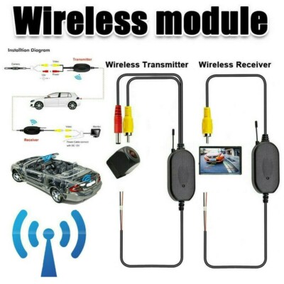 2.4GHz Auto Funk Video Transmitter Sender Empfänger Receiver für Einparkkameras