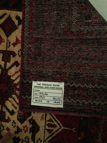 HANDMADE RUG 100% WOOL STUNNING - FREE DELIVERY - Picture 12 of 12