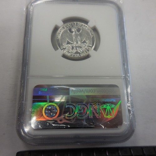 1957 PROOF WASHINGTON QUARTER 25C NGC CERTIFIED PF 68 #2 - Picture 8 of 10