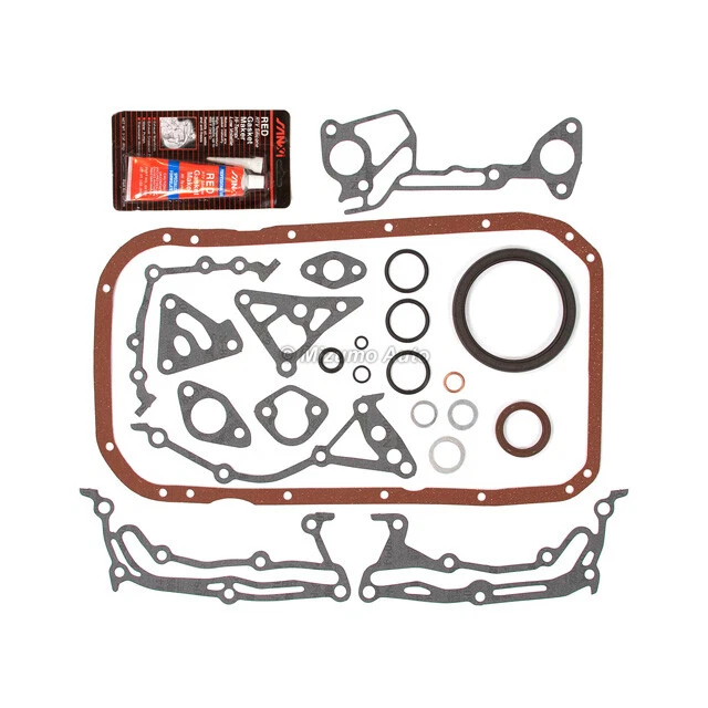 Juego completo de juntas cojinetes anillos aptos 87-93 Dodge Chrysler Mitsubishi 3.0 SOHC 6G72 Foto 4 de 4