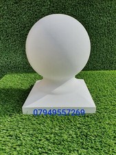 Concrete pillar caps 210/210 mm base,  210 mm ball