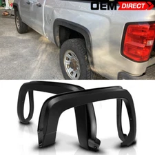 For 14-18 Silverado 1500 2500HD 3500HD 4PCS PP Fender Flares Cover Trim OE Style