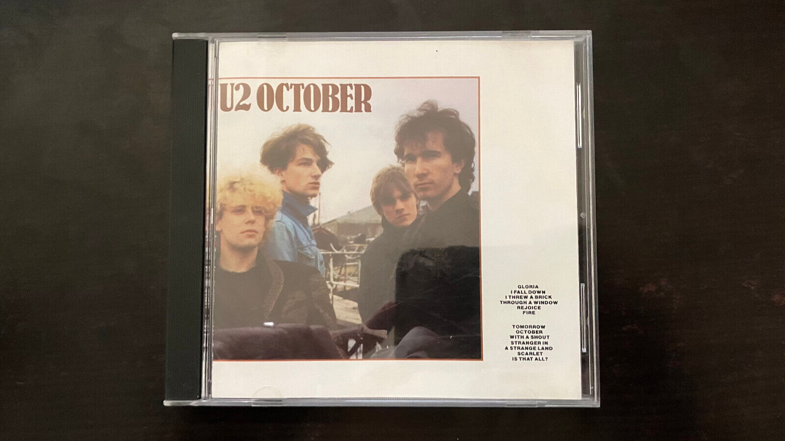 U2 October CD Island Early CD Pressing 1988 7 90092-2 Good