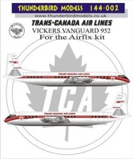 Thunderbird Models TBM-144002 1:144 TCA/Trans-Canada Airlines Vickers Vanguard