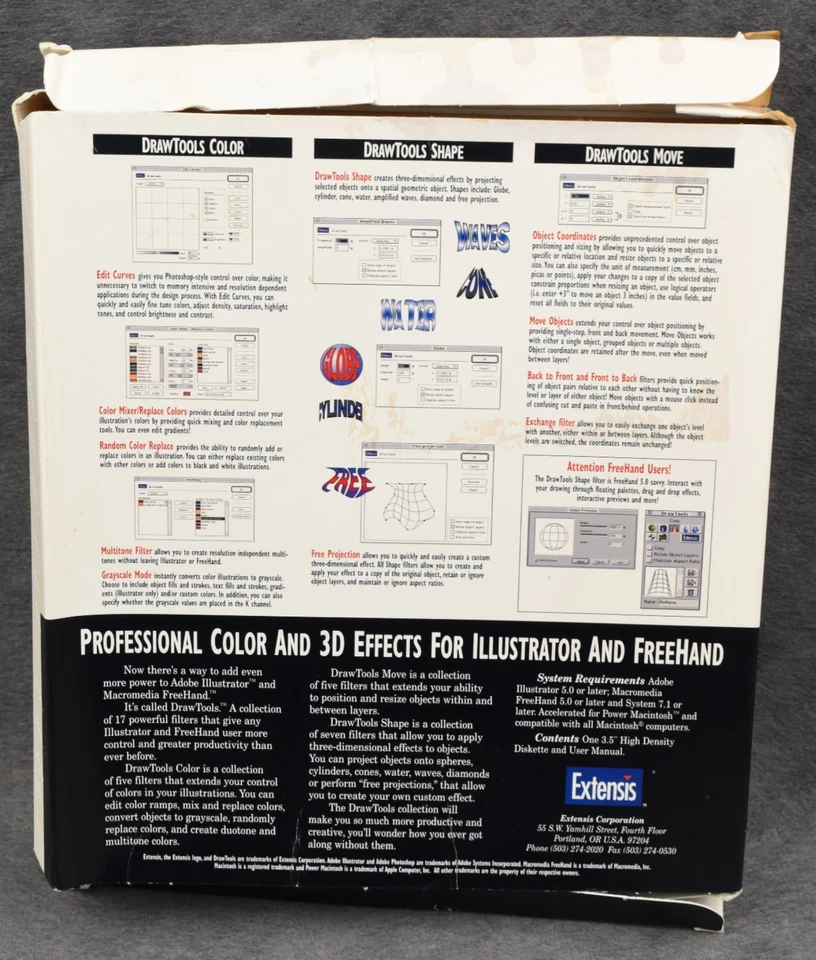 DrawTools Professional Color/3D Effects Illustration Freehand Kit Extensis - Image 3 of 4