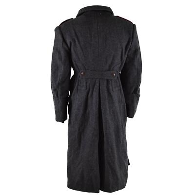 Original Bulgarian Trench Coat Military Army Wool Overcoat