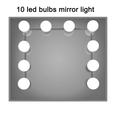 Hollywood Style Led Array 10 Bulb Makeup Mirror Light Kit