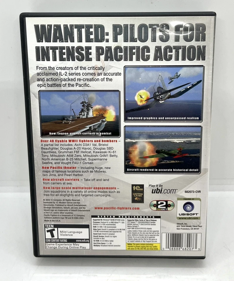 Pacific Fighters Strategic Simulations PC CD-ROM Game - Image 3 of 4