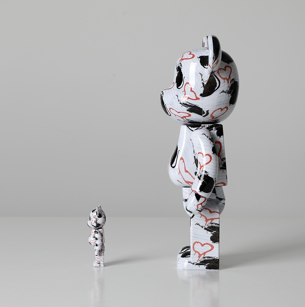 Medicom Toy BE@RBRICK Bearbrick 400% + 100% LOVE RAT Authentic