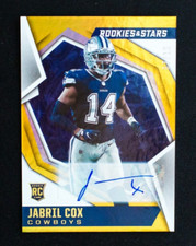 2021 Panini Rookies & Stars - Jabril Cox - Rookie Auto Gold /10