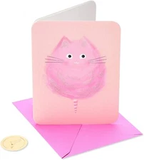 Papyrus Birthday Card (Cotton Candy Cat) Super cute