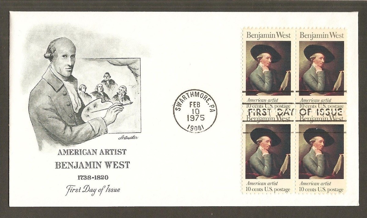 1553 10c Benjamin West - Artmaster FDCB4 | eBay 1553 10c Benjamin West - Artmaster FDCB4 | eBay