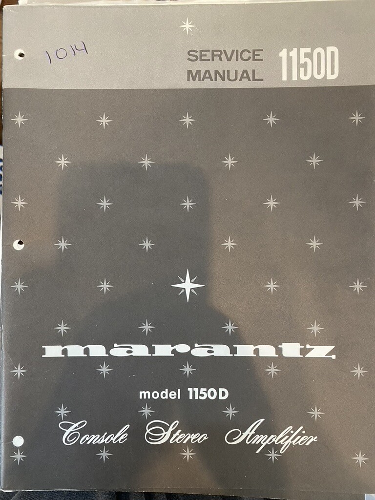 MARANTZ 1150D AMPLIFIER Service Manual **ORIGINAL**