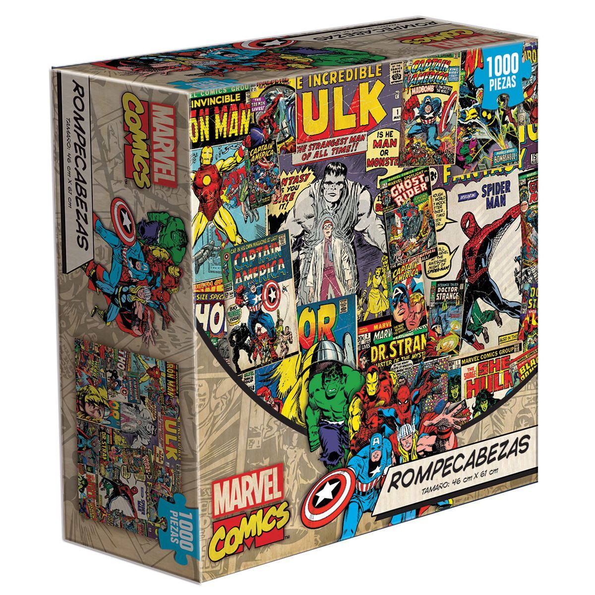 COLLECTIBLE MARVEL COMICS 1000 PC JIGSAW PUZZLE, FROM MEXICO | eBay
